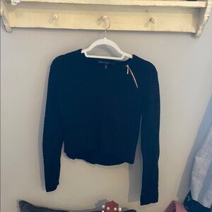 Black Long Sleeve Top